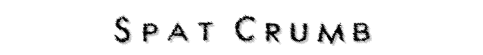 Spat Crumb font